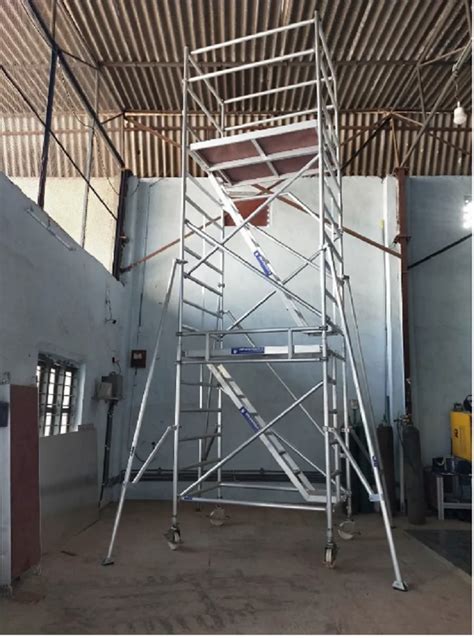 Silver Aluminum Scaffold Tower At Rs 2000 Piece In Surat ID