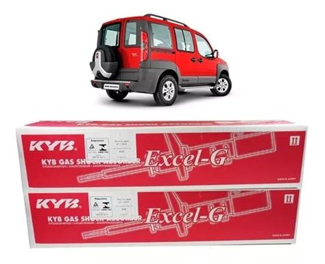 Par Amortecedor Traseiro Doblo Adventure Original Kyb Kayaba