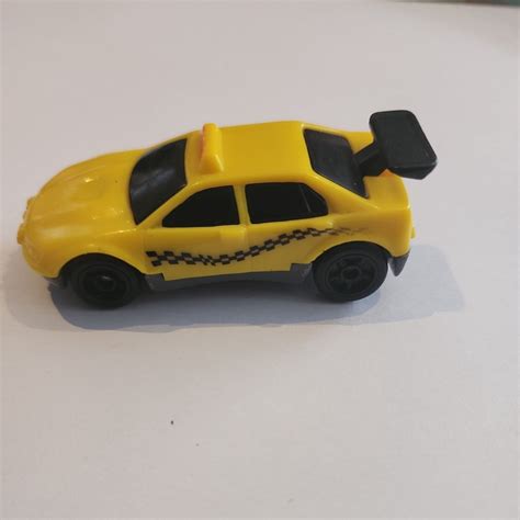 McDonald S Hot Wheels Yellow Taxi Plastic EBay