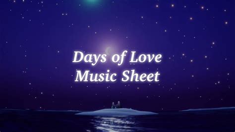 【𝐒𝐤𝐲 𝐂𝐨𝐭𝐋】 Days Of Love Music Sheet 💕 Sky Music Sheet Ensemble Cover Youtube