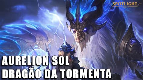 Aurelion Sol Dragão da Tormenta REWORK 2023 Spotlight COMPLETO YouTube