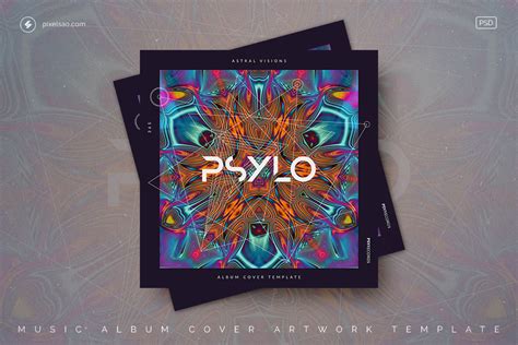 Psytrance Album Cover PSD Templates | Pixelsao Templates