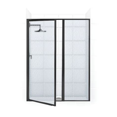 Coastal Shower Doors Legend Matte Black 43 In To 48 In X 69 In Framed