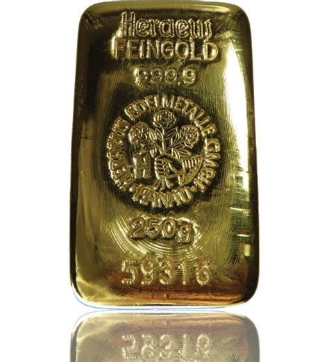 Gold Barren 250 G LBMA Zertifiziert