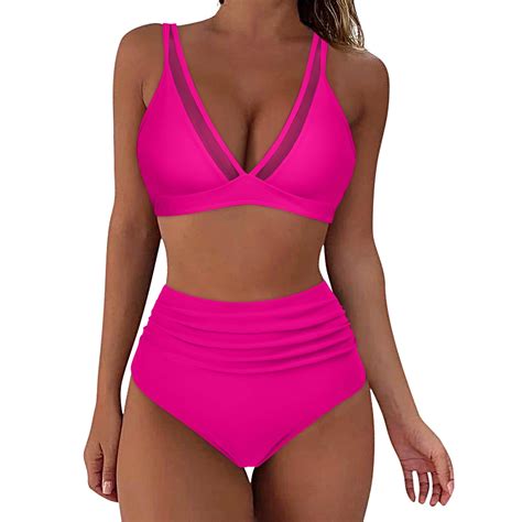 Sopiago Womens Bikini Swimsuits Womens Swimsuits High Waisted Bikini