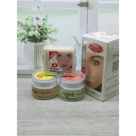 Jual Paket Cream Dr Pure Set Siang Malam 3In1 Whietening Original