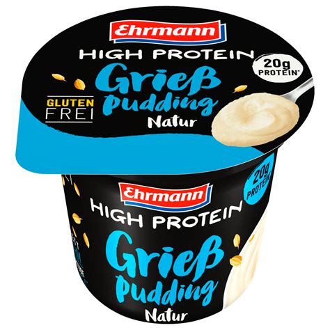 Ehrmann High Protein Grieß Pudding Natur glutenfrei 200g bei REWE