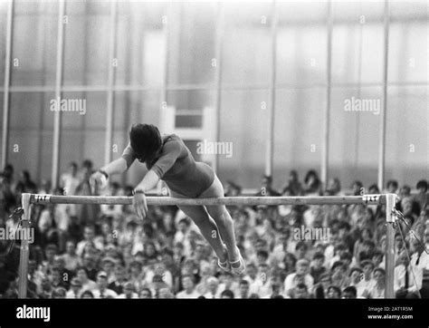 European gymnastics championships, Vera Caslavska at the bridge Date ...