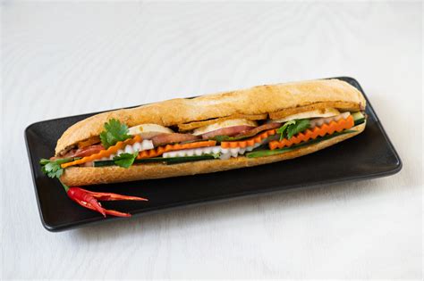 1 Vietnamská bageta Bánh Mì Vietnamské bagety Ázijská reštaurácia