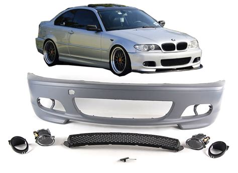 Bmw E46 M Sport Front Bumper Coupe Convertible 2 Door Including Fogs