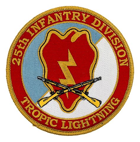 25th Infantry Division "Tropic Lightning" Patch | Flying Tigers Surplus