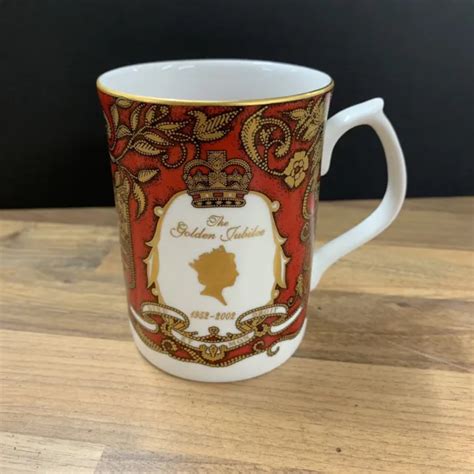 Queen Elizabeth Ii Golden Jubilee Mug Historic Royal Palaces Fine Bone China Cup £2 99 Picclick Uk