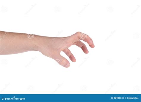 Male Hand Reaching For Something Stock Image Image Of Gesture