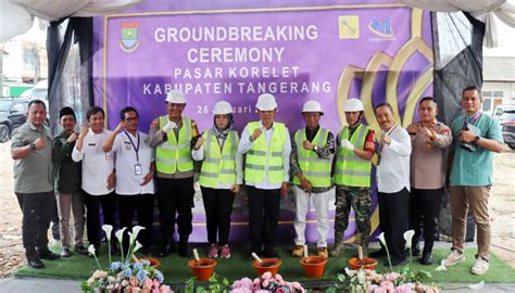 Pj Bupati Andi Ony Lakukan Ground Breaking Pasar Korelet Portalkota Id