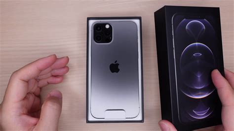 Iphone 12 Pro Unboxing Graphite Black Space Gray And Iphone 12 Pro Vs