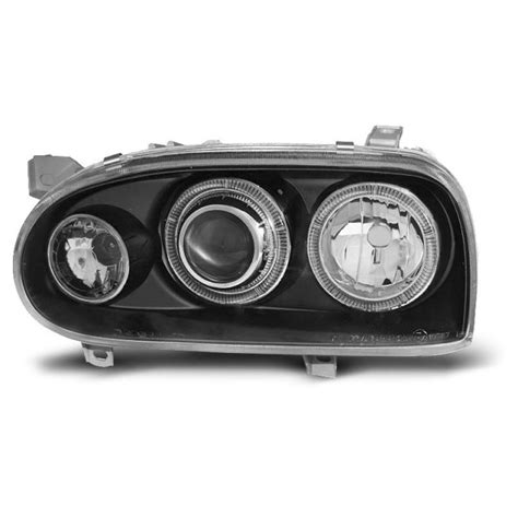 PHARES ANGEL EYES NOIR pour VW à 340 51 CAROU TUNING CONCEPT