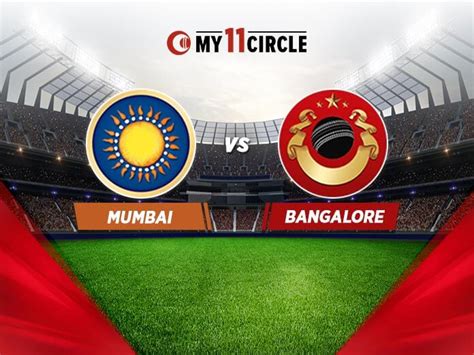 Mumbai Vs Bangalore Indian T20 League 2023 Todays Fantasy Team