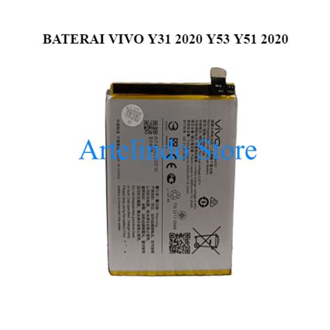 Baterai Batre Battery Vivo Y31 2020 Y53s Y51 2020 Bq8 B Q8 Original