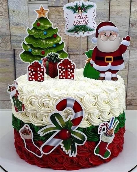 Pastel Navide O Christmas Cake Designs Christmas Cake