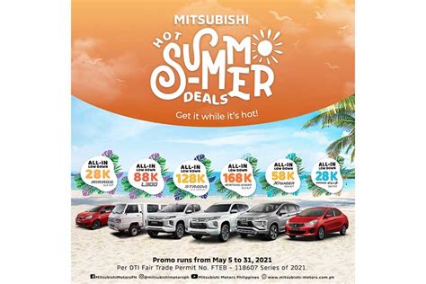 Mmpc Prolongs Great Offers Of Hot Summer Deals Promo