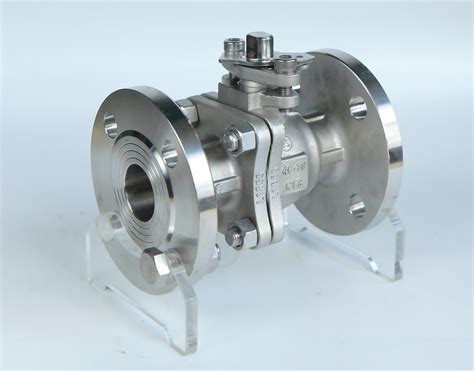 Full Port Manual Flanged End Stainless Steel Floating Ball