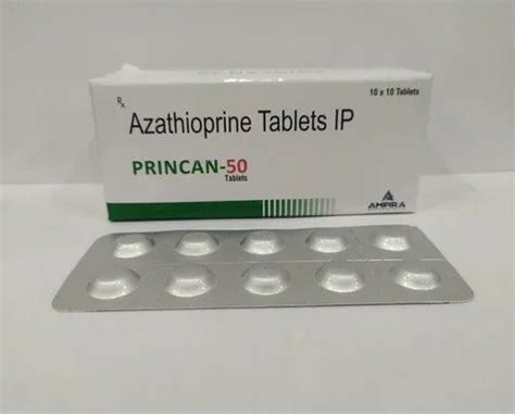 AZATHIPRINE 50 MG PRINCAN 50 TABLET At Rs 1050 Box Azathioprine