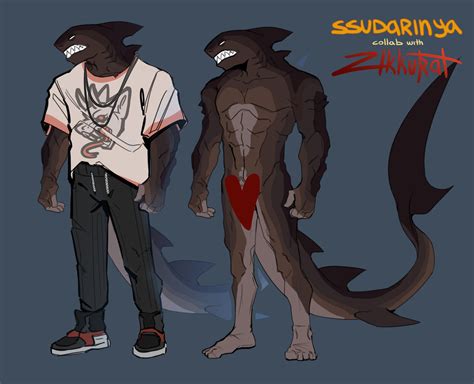 Collab Adopt giga chad shark (sold) by ssudarinya on DeviantArt