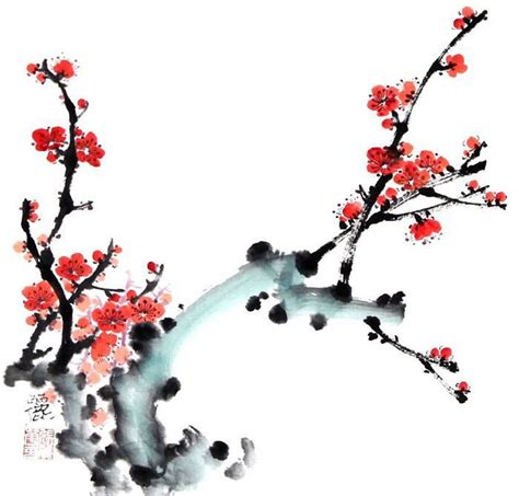 Page 4 Chinese Plum Blossom Paintings China Plum Blossom Art