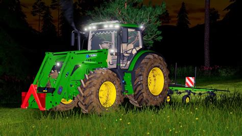 John Deere Tedder V11 Fs19 Mod