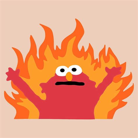 Backgrounds Elmo Burning Hd Phone Wallpaper Pxfuel