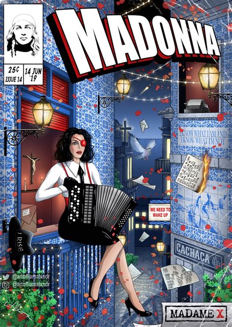 Madonna Print Madame X Comic Cover Art Etsy UK