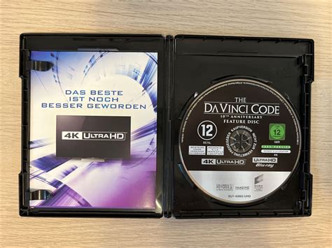 The Da Vinci Code Sakrileg Anniversary Edition K Ultra Hd Blu Ray