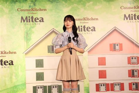 📸 画像：＜mitea Organic新商品発表会イベント＞（2022年10月3日）｜アンジュルム 上國料萌衣、辻󠄀希美＆高橋愛とのダンス披露