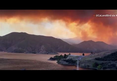 California Wildfire Scorches 12000 Acres Forcing Evacuations Vision