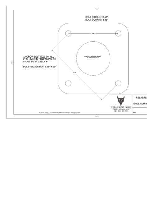 Bolt Circle Template Printable Pdf Download