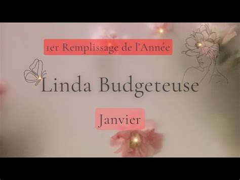 Enveloppe Budget Remplissage du mois et des épargnes de Janvier