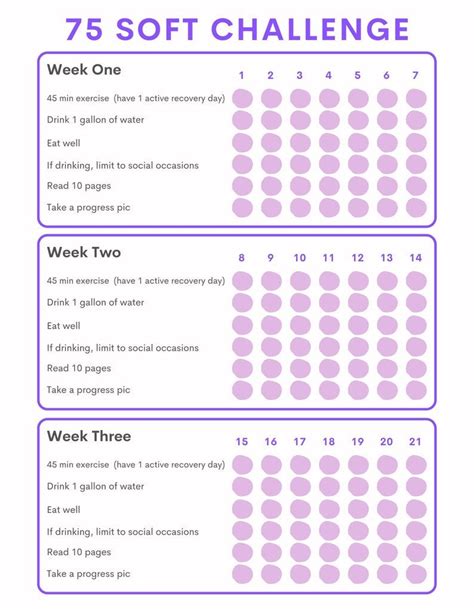 75 Hard Checklist Template Printable And Enjoyable Learning