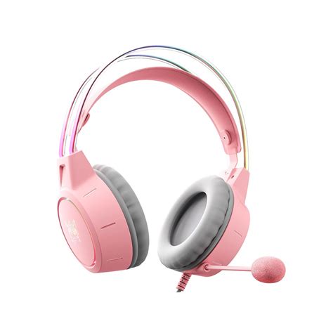 Onikuma Gaming Headset X Pro Rgb Pink