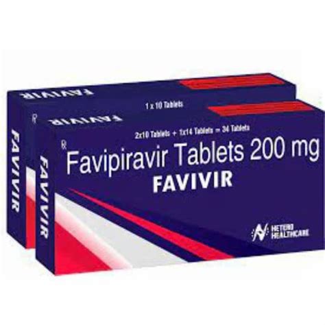 Favivir Mg Tablets Favipiravir Mg Tablets X Treatment