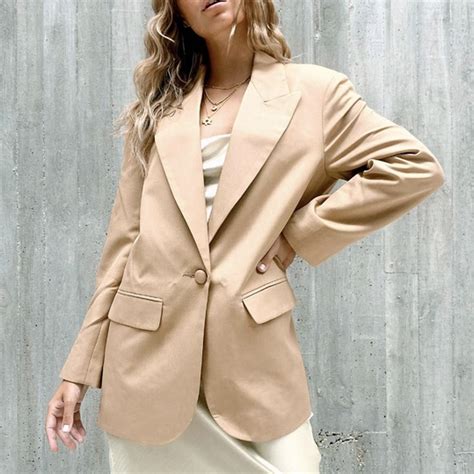 ASOS Nude Oversized Blazer Never Worn With Tags Depop