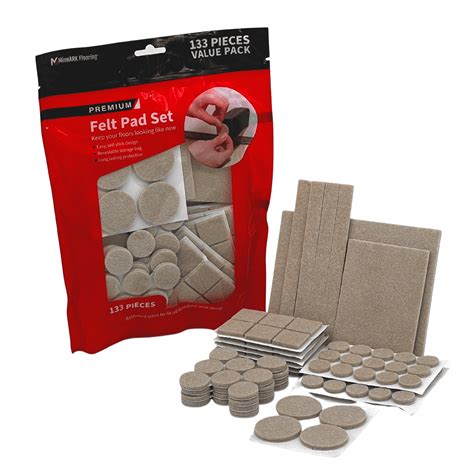 133 Pc MinnARK Premium Felt Furniture Pads - Oatmeal Philippines | Ubuy