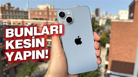 Iphone Alinca Lk Yapilmasi Gerekenler Iphone Al Nca Yapman Z Gereken