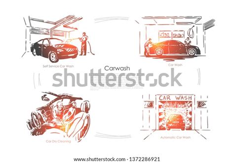 677 Car Wash Sketch Images, Stock Photos & Vectors | Shutterstock