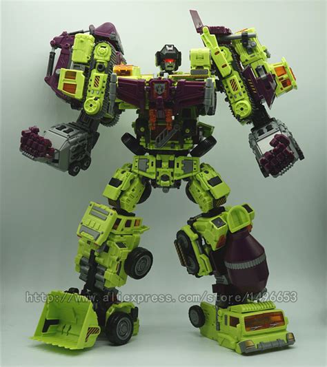 Devastator Transforming Robot Toy Car Aircraft Tank Dinosaur Model For ...