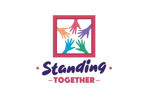 Standing Together - Quote SVG Cut file by Creative Fabrica Crafts ...