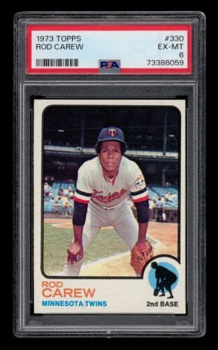 Topps Set Break Rod Carew Psa Ex Mt Ebay