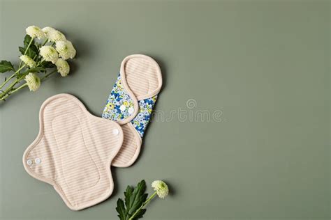 Zero Waste Periods Kit Reusable Sanitary Pads Stock Image Image Of