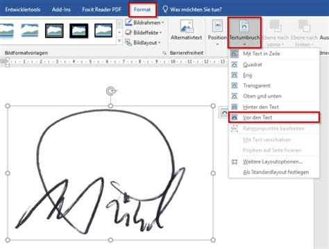 Wie Kann Ich In Word Unterschreiben Office Lernen