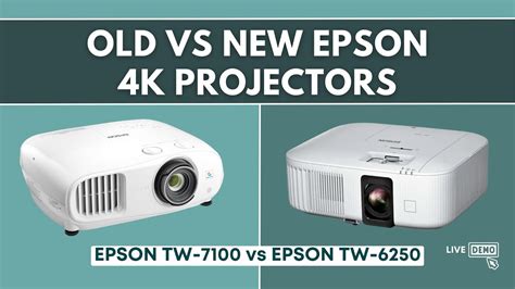 Epson EH TW 6250 Vs EH TW 7100 4K Home Cinema Projector Best 4K Home