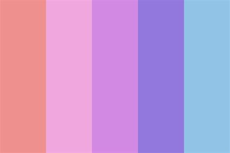 Rainbow Pastel Part 1 Color Palette